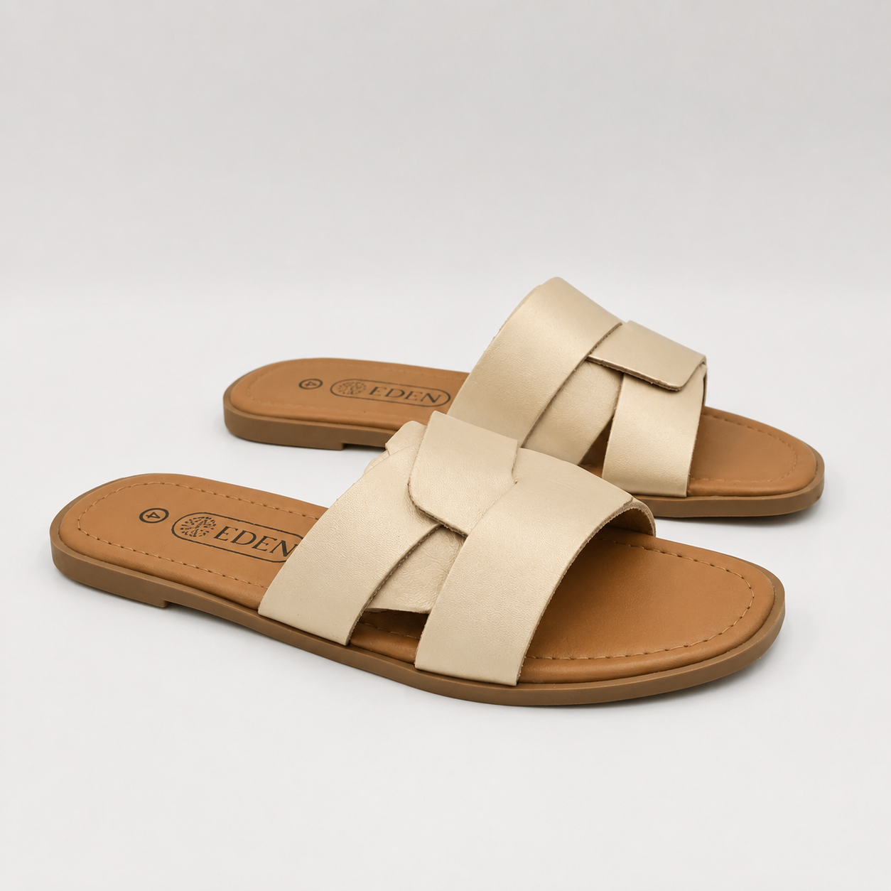 Crossover Sandal -Leather