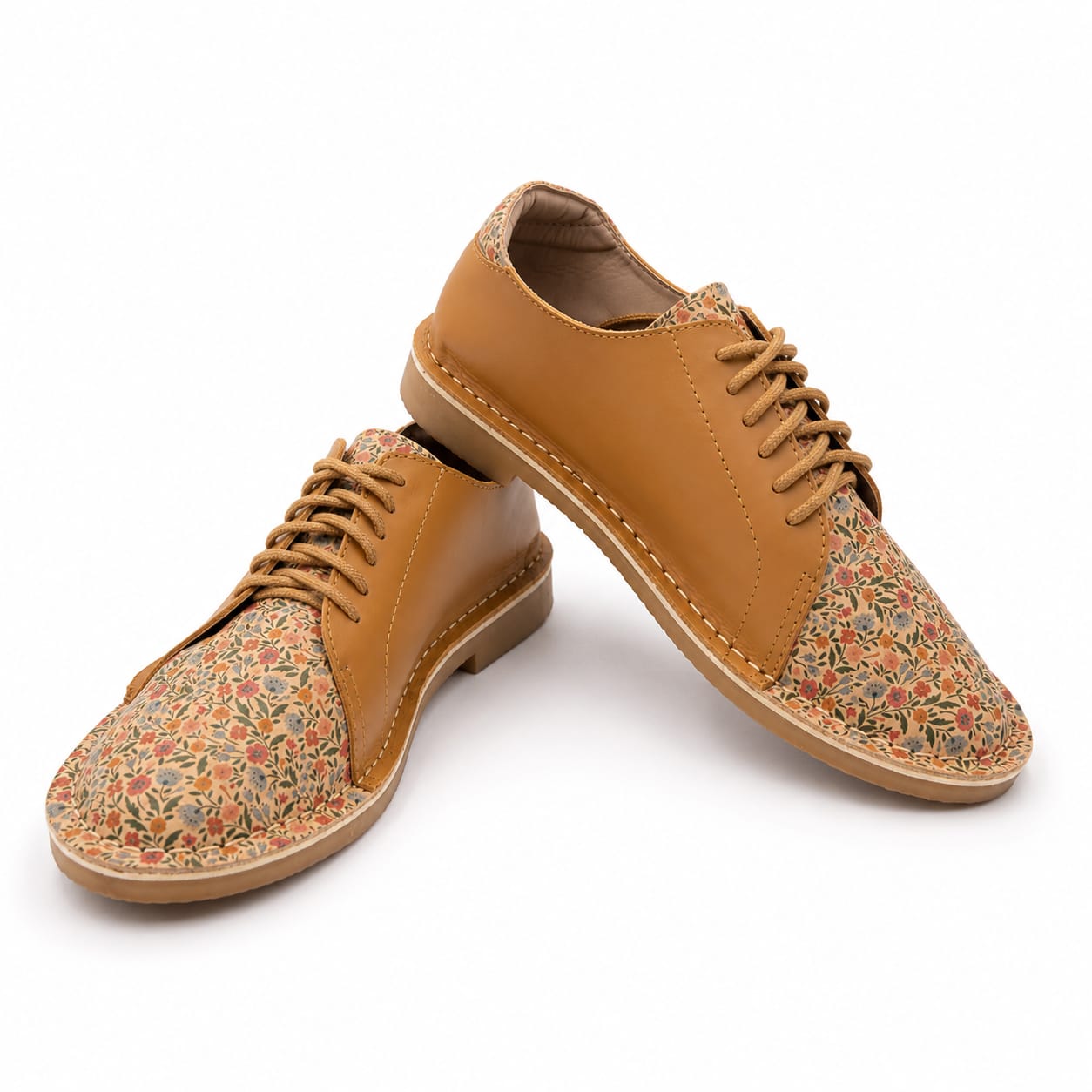 Dallas Floral Vellie Leather