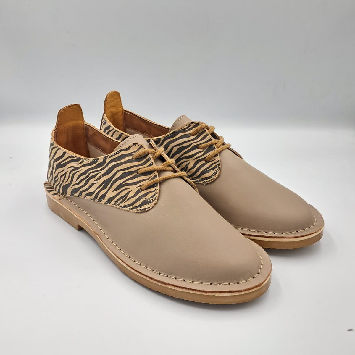 Zebra Print Vellie Leather