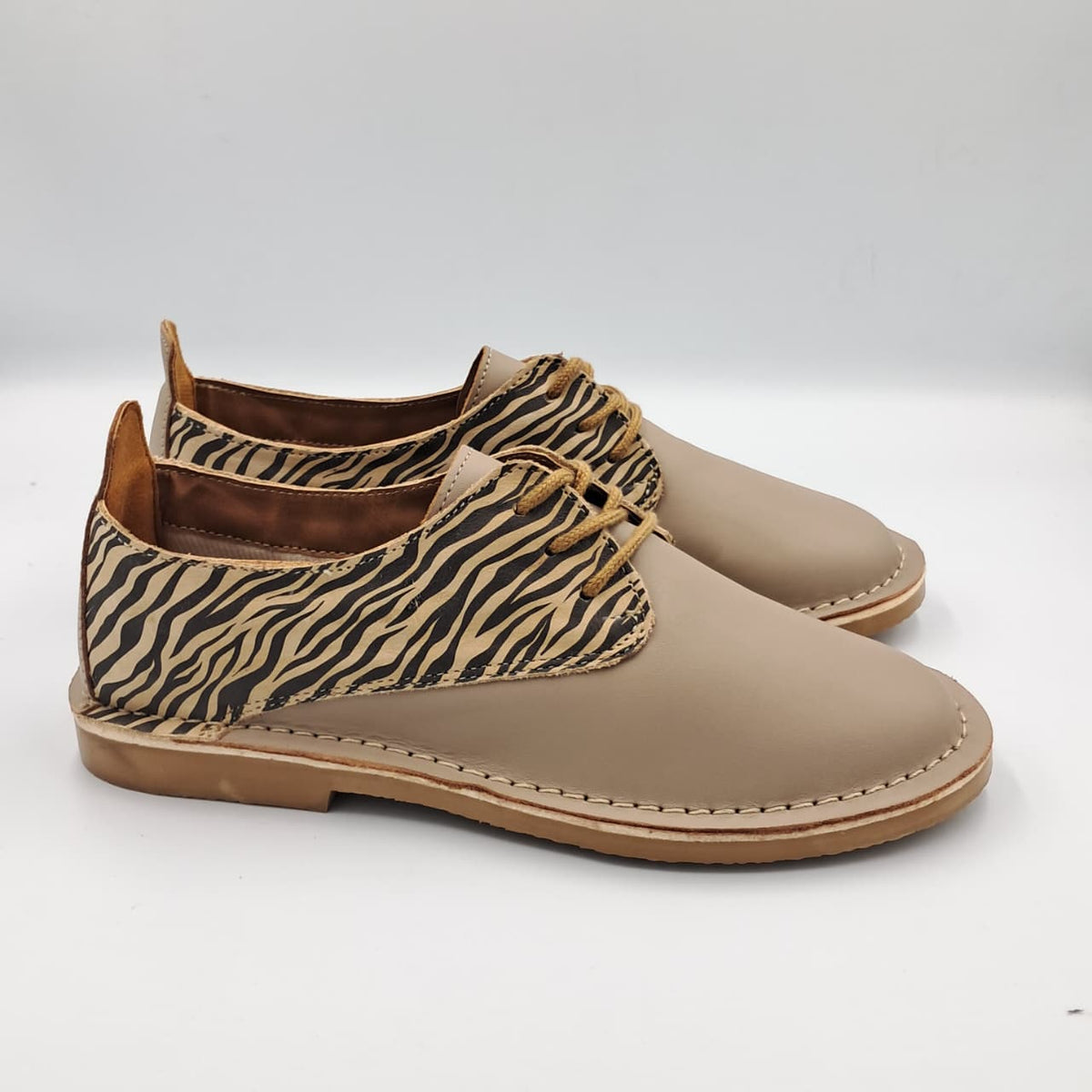 Zebra Print Vellie Leather