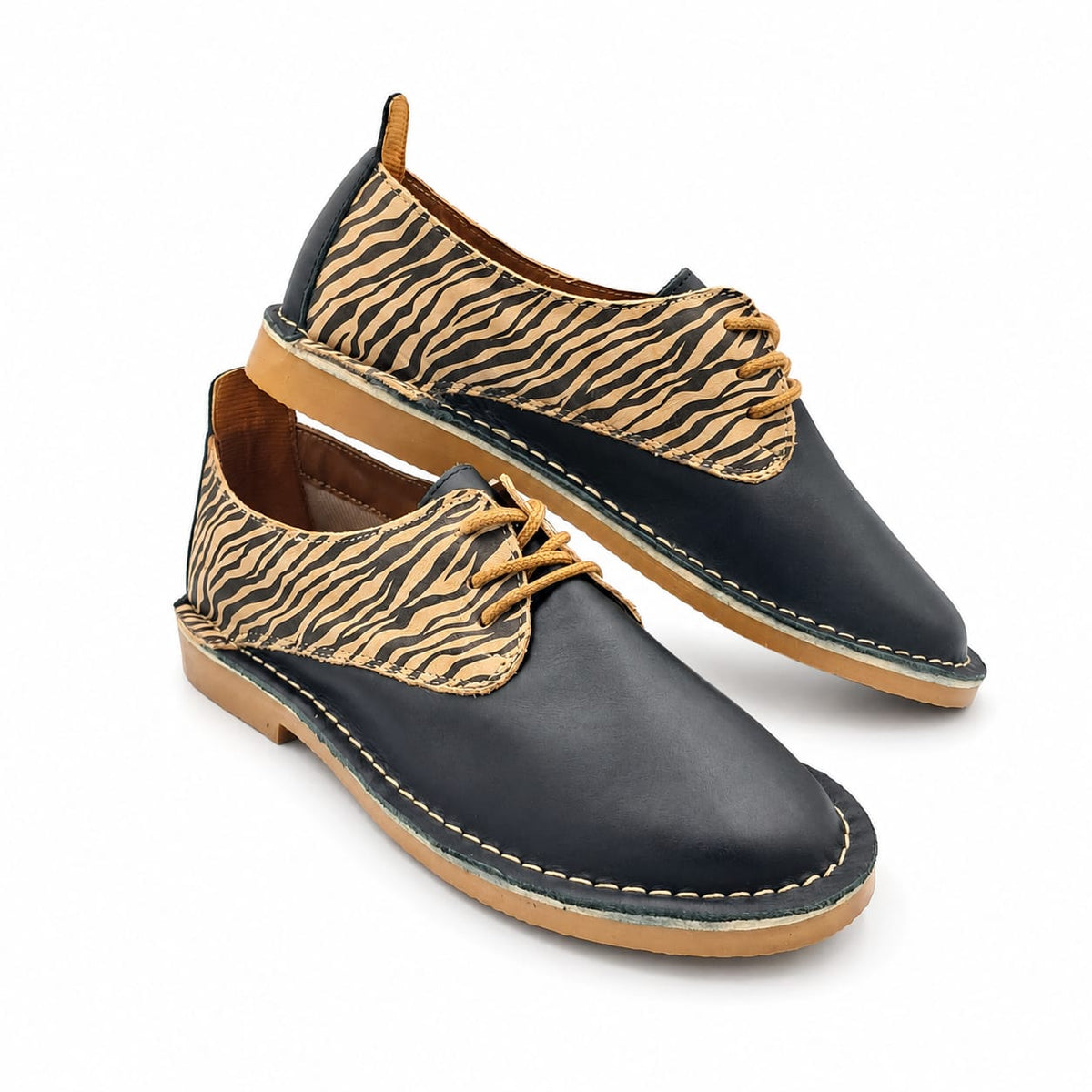 Zebra Print Vellie Leather